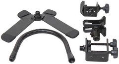 Pro X-MOBICP18 Smartphone Clip/Selfie Stick Table Stand+Tripod Clamp and Case