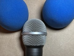 Lot of 2 Amazon Basics Dynamic Vocal Microphone Cardioid