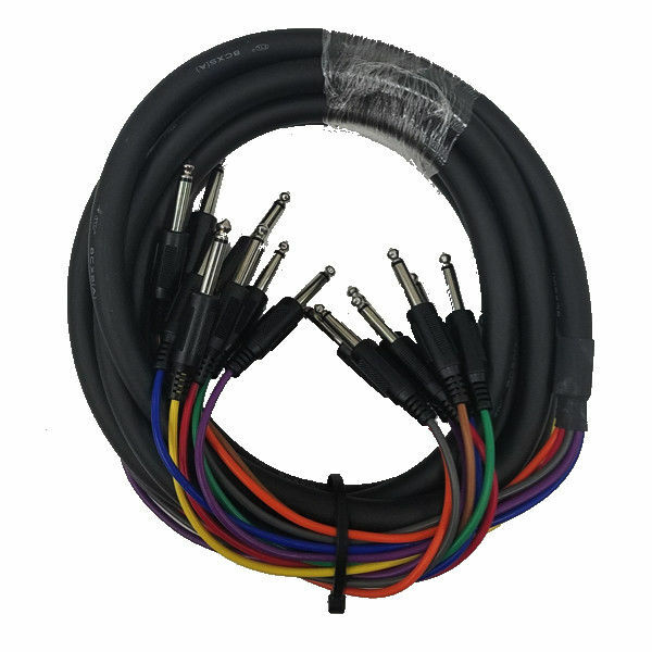 Cable Up CU/SU205 16′ 1/4″ TS Male to 1/4″ TS Male Audio Snake (8-Channel)