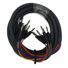 Cable Up CU/SU205 16′ 1/4″ TS Male to 1/4″ TS Male Audio Snake (8-Channel)