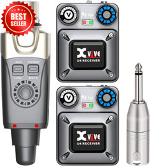 U4R2 Wireless In-Ear Monitor System Set with One Transmitter and Two Receivers