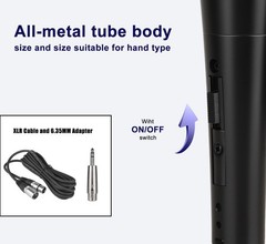 LyricLoom 1pc wired XLR microphone set