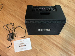 Donner 2 channel portable speaker. EFX, BT, 2-2 1/2″ + 8″ woofer. Never used