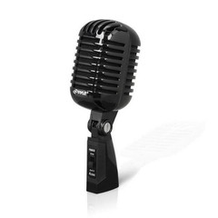 Pyle Classic Retro Vintage Style Wired Dynamic Microphone (Black) PDMICR42BK