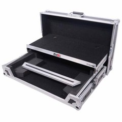 ProX X-DDJFLX4 LTBL Silver Finish Travel Road Flight Case for DDJ-400/DDJ-SB3…