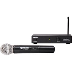 Gemini UHF01M Wireless Handheld Microphone System F4 Refurbished