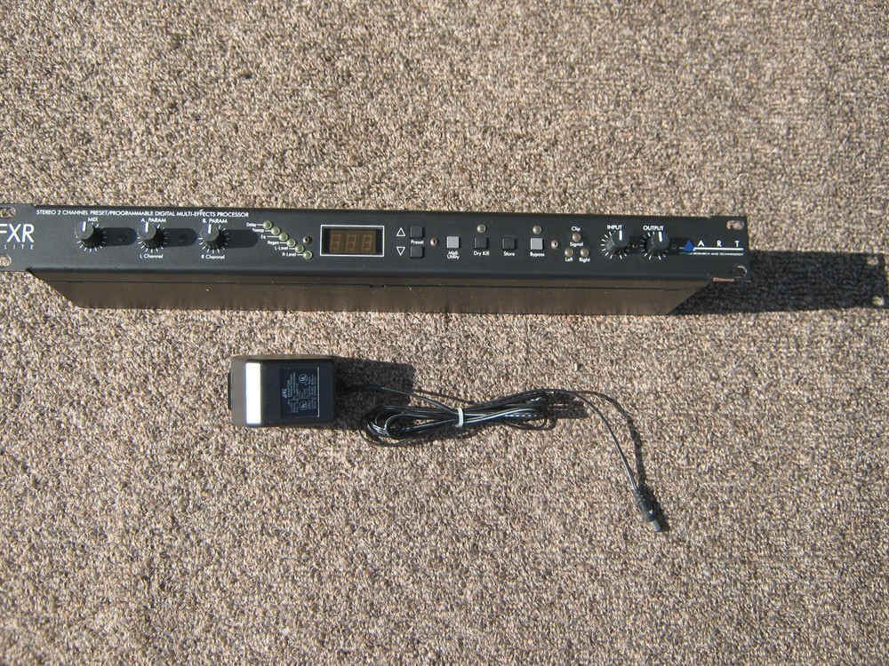 ART 424 FXR Elite 2 Channel Stereo Digital Multi Effects Processor With Adapter