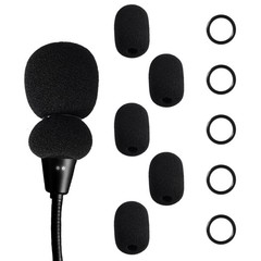 5 Sets Microphone Foam Covers for, HighDensity Windscreen Pop Filter Sponge R…