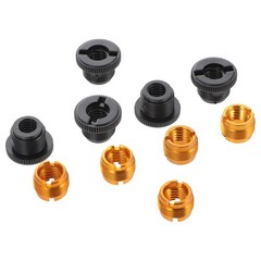 10Pcs Mic Screw Adapter in Assorted Colors for Professional Mic Stand Use