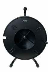 Audio2000’S BLANK Ethernet Heavy Duty XL Portable Cable Snake Reel Black Metal D