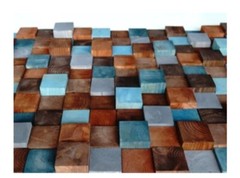 Acoustic Sound Diffuser Panel ,3D Wooden Painting,Geometric Sound Diffuser Panel