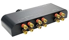 2-Zone Speaker Distributor Switch w/ Volume Knob║Max Output 120Watt RMS Rating