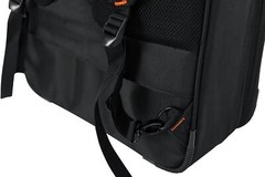 Gator Club Series DJ Backpack with Adjustable Interior and Bright Orange Lining