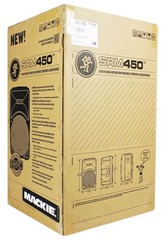 2) Mackie SRM450V3 SRM450-V3 1000w 12″ Powered Speakers+Transport Cart+3) Mics