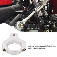 Steering Damper Fork Bracket, for Motorcycle, e Mounting Clamp, Lightweight