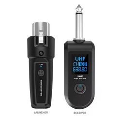 Wireless Audio Transmitter&Receiver XLR Adapter 30-50m Stable Transmission