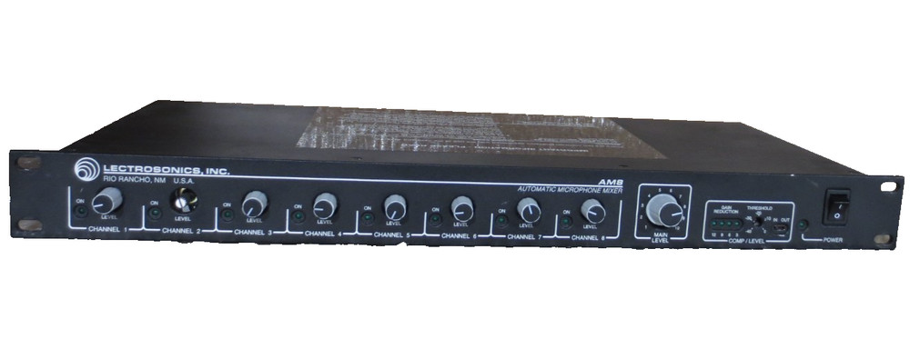 Lectrosonics AM8 Automatic Microphone Mixer W/ Power Adapter