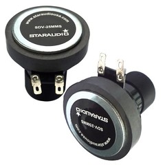 2Pcs 25MM Driver Horn Tweeter Titanium Compression Screw-on for PA Audio Speaker