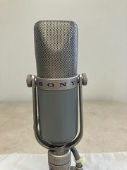 SONY C-37A MICROPHONE AND PSU (TESTED)