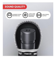 Pyle Professional Moving Coil Dynamic Handheld Microphone + 15′ Cable PDMIC58