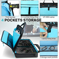 DJ Controller Bag Case, Portable DJ Travel Case, Fits Pioneer DDJ REV1 SR SR2 OM