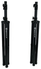 Rockville RPG102K Dual 10″ Powered Speakers DJ PA System Bluetooth+Mic+Stands