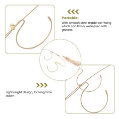Hot Sale Music Tools Headset Mic 1.2m 100-20KHZ Double Earhook For