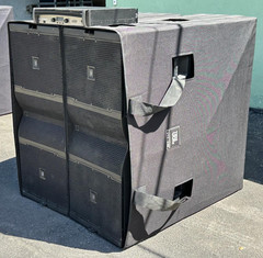 (2) JBL VTX G28 Dual 18″ 8000W Subwoofer (1) CROWN 12000HD AMP (TRUEHEARTSOUND)