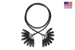 Mogami W2932 8 Channel HFI Balanced Studio Snake Cable, XLR Male to Female.