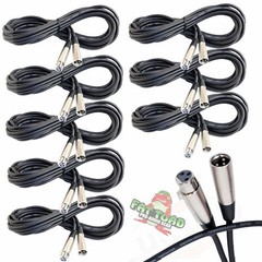 Microphone XLR Cables 20Ft FAT TOAD 8 Lot – Pro Audio Studio Mic Cord Wire 20AWG