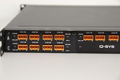 QSC Q-SYS I/O Frame Type 2 Network Interface With 3 CIML4-HP Cards