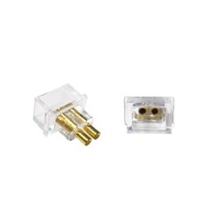 2 PCS IEM Female Socket Jack 0.78 mm Earphone Pins Plug Recessed Cable Connector