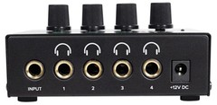 Mackie HM-4 4-Way Distribution Headphone Amplifier Amp w/4 Headphone Outputs