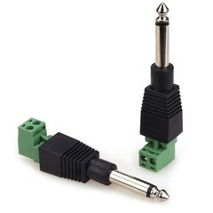 TS 1/4 Inch Jack, 6.35mm Mono Male Plug for Guitar/Speaker/Microphone Cable T…