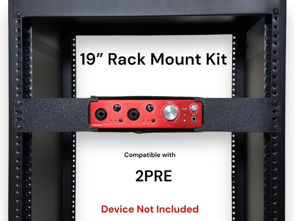 Rack Mount Kit for Clarett 2PRE Audio Interface 19 Inch Rack 1.5U 4 Variations
