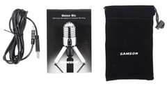 Samson Meteor Mic USB Condenser Podcasting Podcast Recording Desktop Microphone