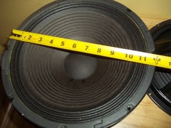 2-SLM 12″ 8 Ohm Speaker Acoustic Lab 86 122 08 Woofers for Crate Guitar Amp