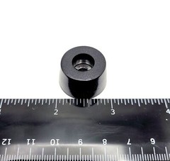 Rubber Equipment Feet Bumper 1″ wide Steel Washer 1/2″ Tall Audio Speakers Amps