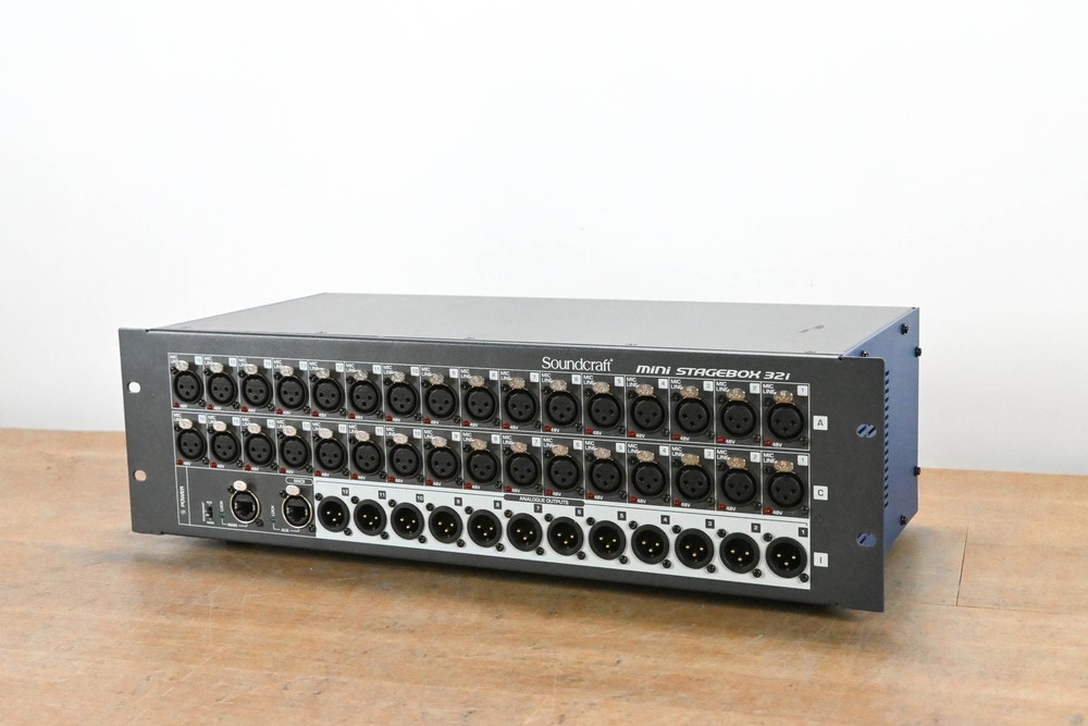 Soundcraft Mini Stagebox 32i EU 32-Channel Digital Stage Box CG011NH