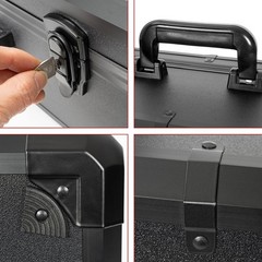 Protective Hard Case Shockproof Waterproof DIY Foam Insert 13.5×11.6×6 Inch