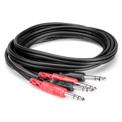 Hosa CSS-201 3-Foot Dual 1/4″ TRS to Same Balanced Cable Stereo 2-Channel CSS201