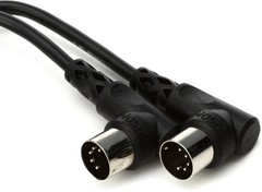 Hosa MDR105 Right-angle MIDI Cable – 5′