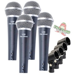 Cardioid Dynamic Vocal Microphones – Singing Karaoke Recording Studio Mic PACK