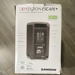 Samson Expedition Escape+ 50W Portable Rechargeable Bluetooth PA Speaker Black
