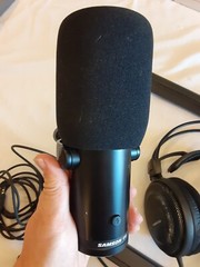 Samson Q9U XLR/USB Dynamic Broadcast Microphone w/++ See Photos, NO POWER CORD