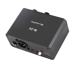 Microphone Preamp High Gain 48V Power XLR Output Mic Preamplifier For