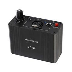 Microphone Preamp High Gain 48V Power XLR Output Mic Preamplifier For