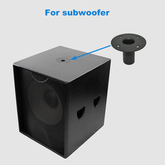 Speaker Stand Top Hat 4.33″x3.29″ – Metal Cabinet Pole Mount, PA/DJ Tripod Stand