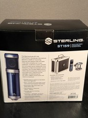 STERLING ST159 Multi-Pattern Condenser Microphone – Blue/Silver