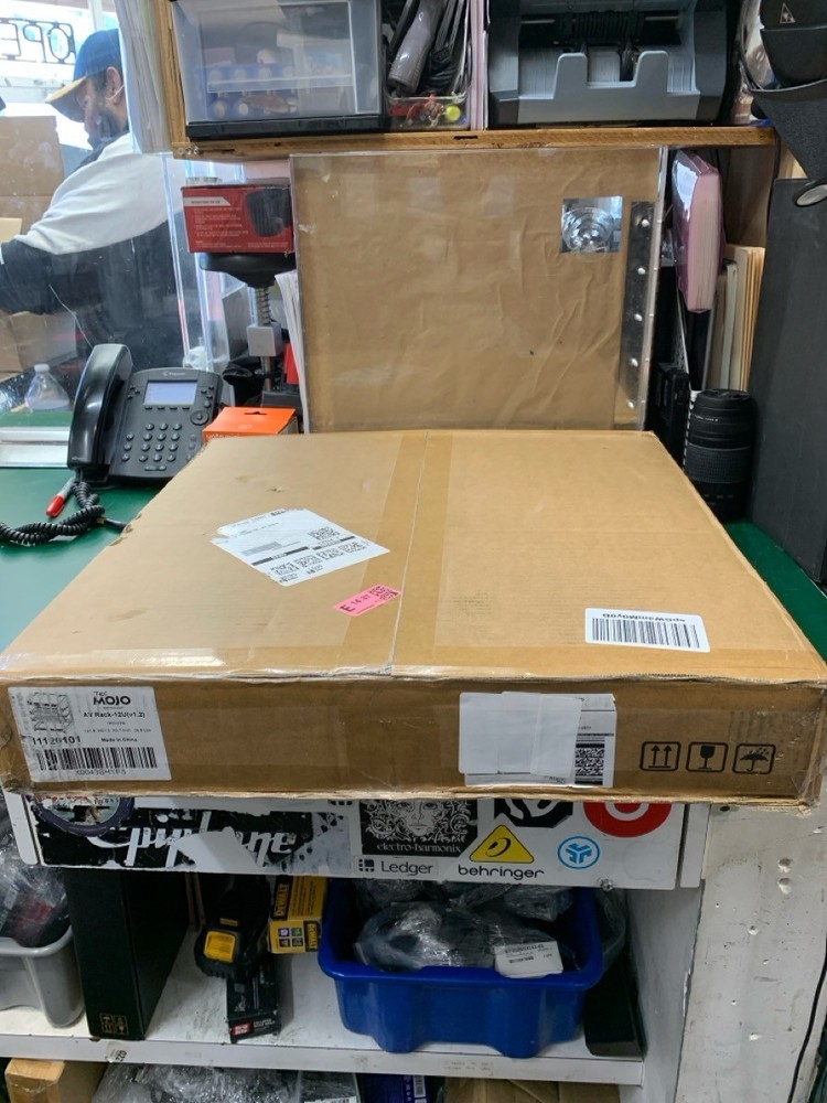 12U AV Rack Stand 500 lbs Capacity Network Stereo Recording Studio (E10049736)